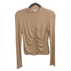 And Now This Cream Beige Long Sleeve Top Size S